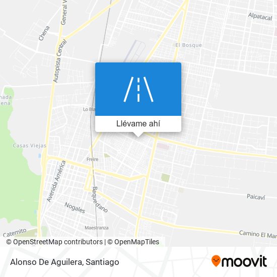 Mapa de Alonso De Aguilera