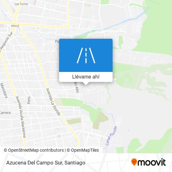 Mapa de Azucena Del Campo Sur