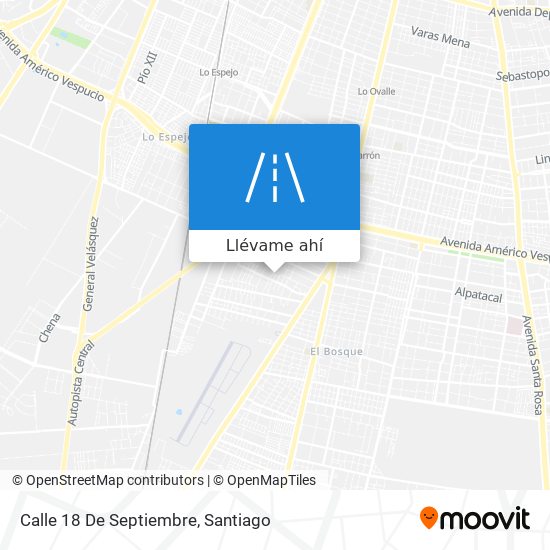 Mapa de Calle 18 De Septiembre