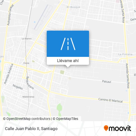 Mapa de Calle Juan Pablo II