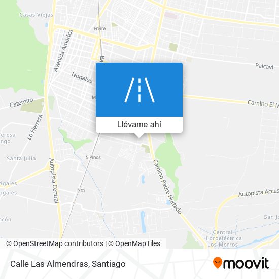 Mapa de Calle Las Almendras