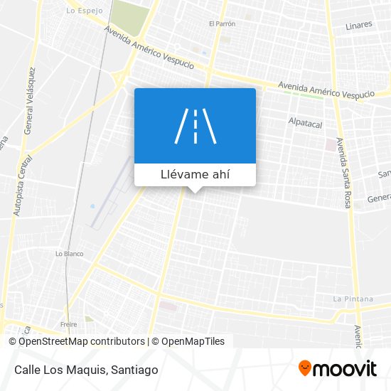 Mapa de Calle Los Maquis