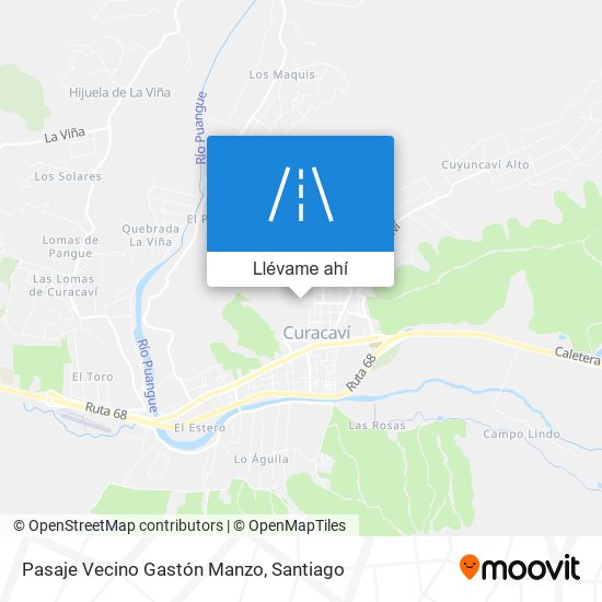 Mapa de Pasaje Vecino Gastón Manzo