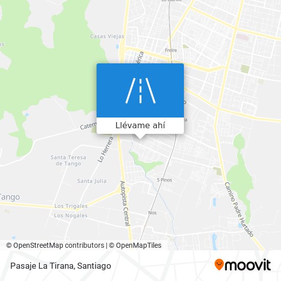 Mapa de Pasaje La Tirana