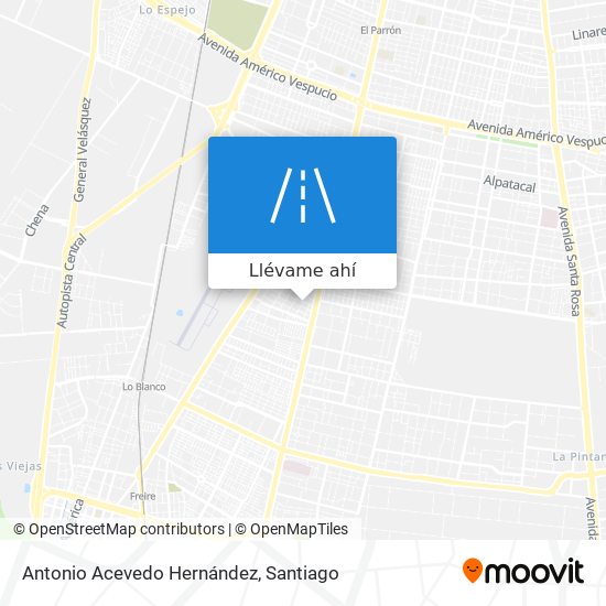 Mapa de Antonio Acevedo Hernández