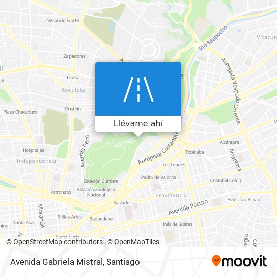 Mapa de Avenida Gabriela Mistral