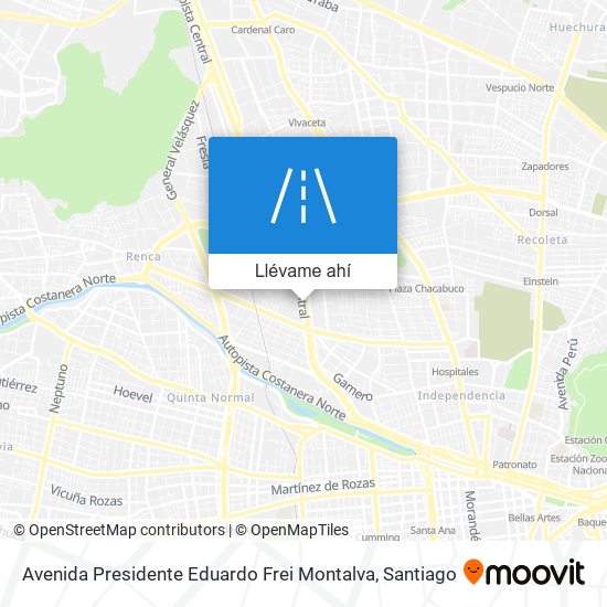 Mapa de Avenida Presidente Eduardo Frei Montalva