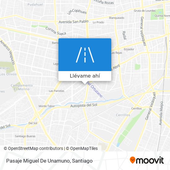 Mapa de Pasaje Miguel De Unamuno