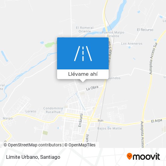 Mapa de Límite Urbano