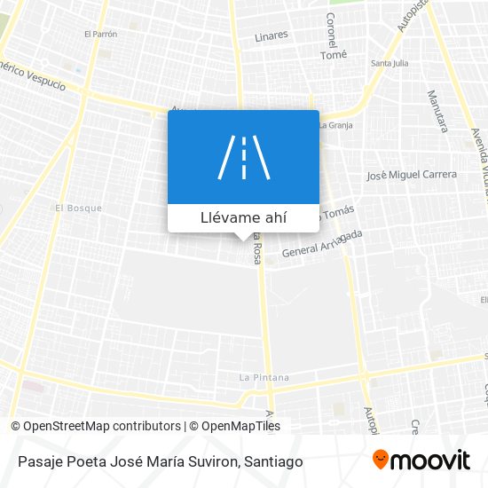 Mapa de Pasaje Poeta José María Suviron