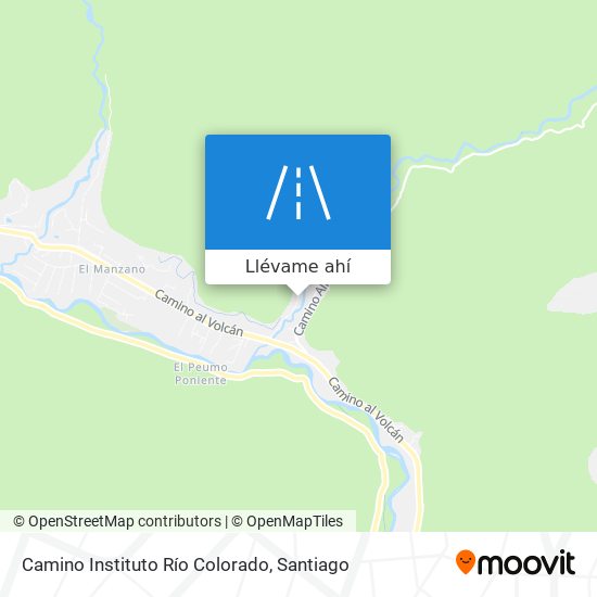 Mapa de Camino Instituto Río Colorado