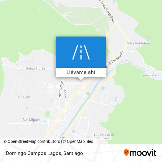 Mapa de Domingo Campos Lagos
