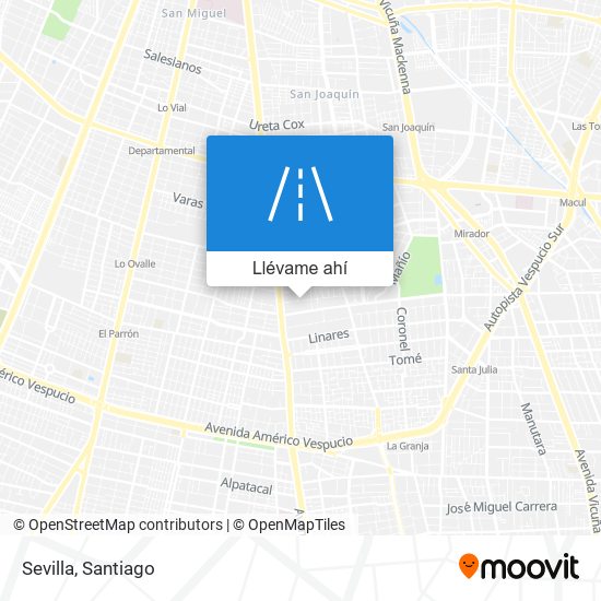 Mapa de Sevilla