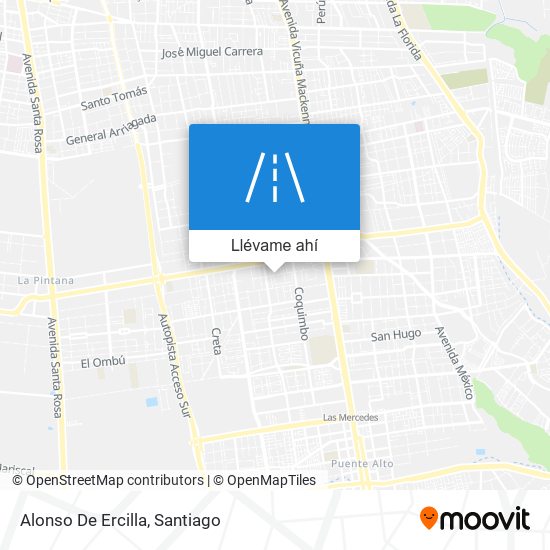 Mapa de Alonso De Ercilla