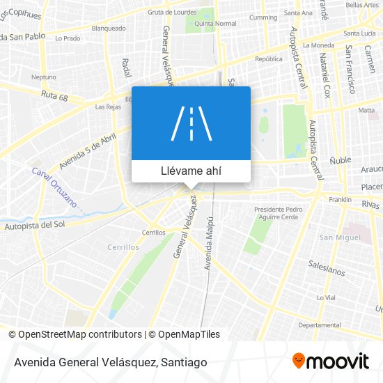 Mapa de Avenida General Velásquez