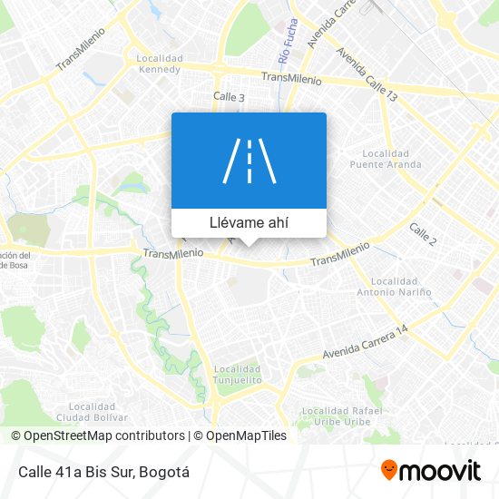 Mapa de Calle 41a Bis Sur