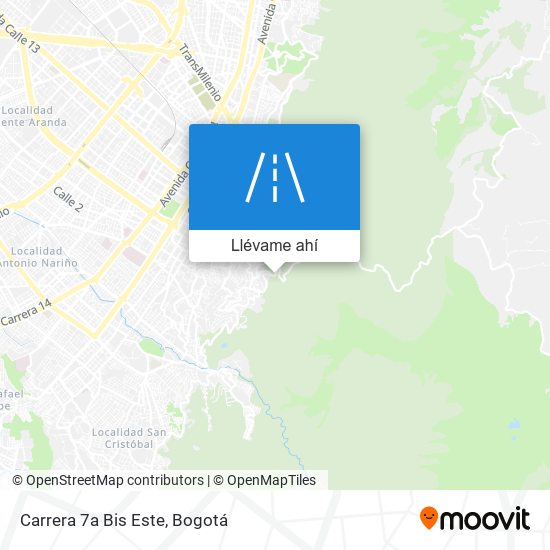 Mapa de Carrera 7a Bis Este