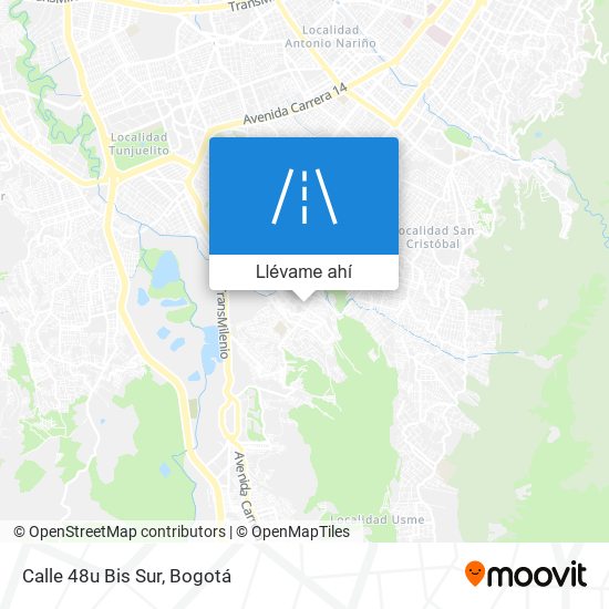 Mapa de Calle 48u Bis Sur