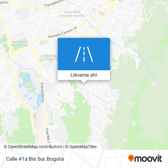 Mapa de Calle 41a Bis Sur