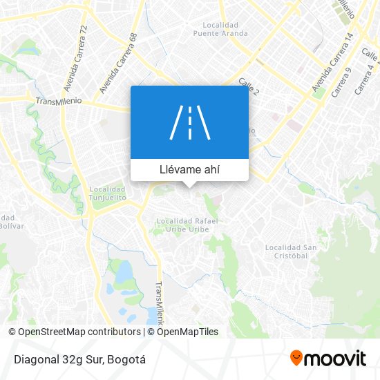 Mapa de Diagonal 32g Sur