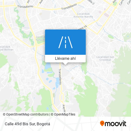 Mapa de Calle 49d Bis Sur