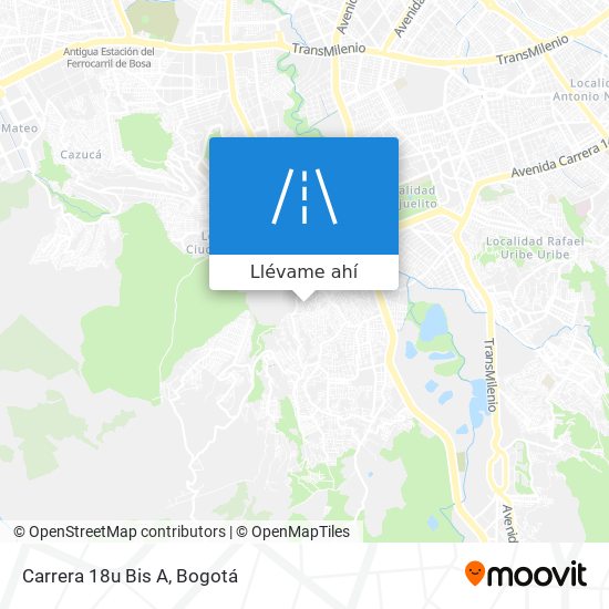 Mapa de Carrera 18u Bis A