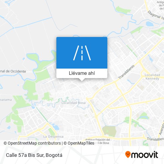 Mapa de Calle 57a Bis Sur