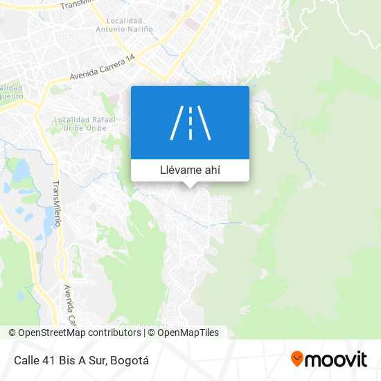 Mapa de Calle 41 Bis A Sur