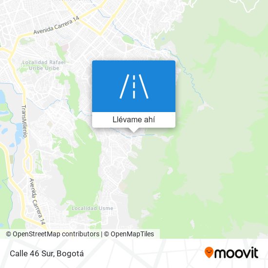 Mapa de Calle 46 Sur