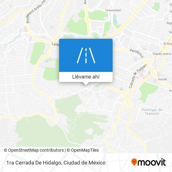 Mapa de 1ra Cerrada De Hidalgo