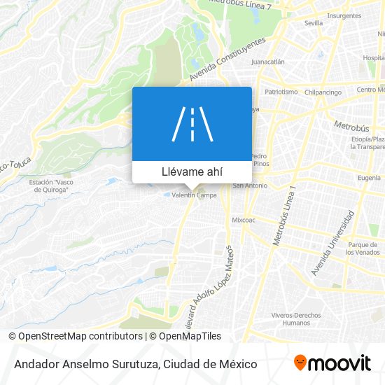 Mapa de Andador Anselmo Surutuza