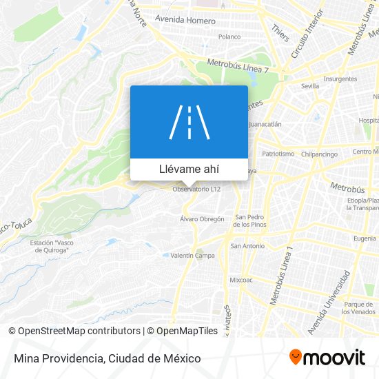 Mapa de Mina Providencia