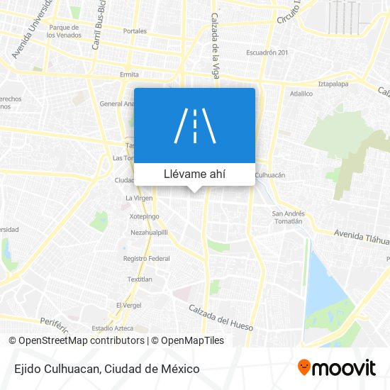 Mapa de Ejido Culhuacan