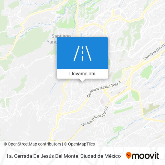 Mapa de 1a. Cerrada De Jesús Del Monte