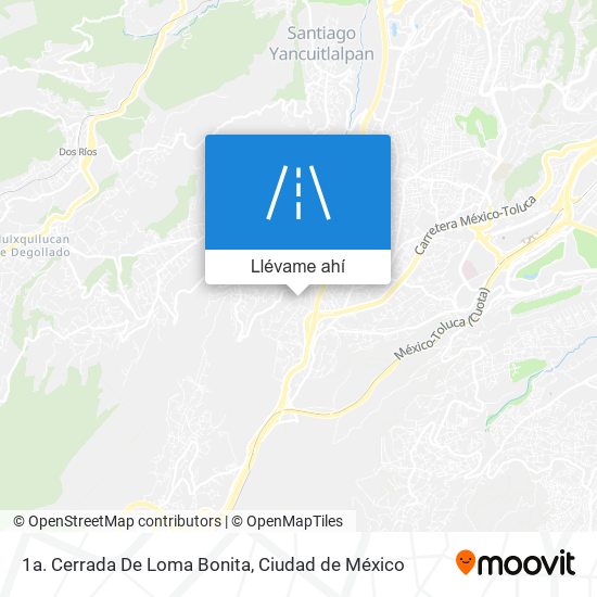 Mapa de 1a. Cerrada De Loma Bonita