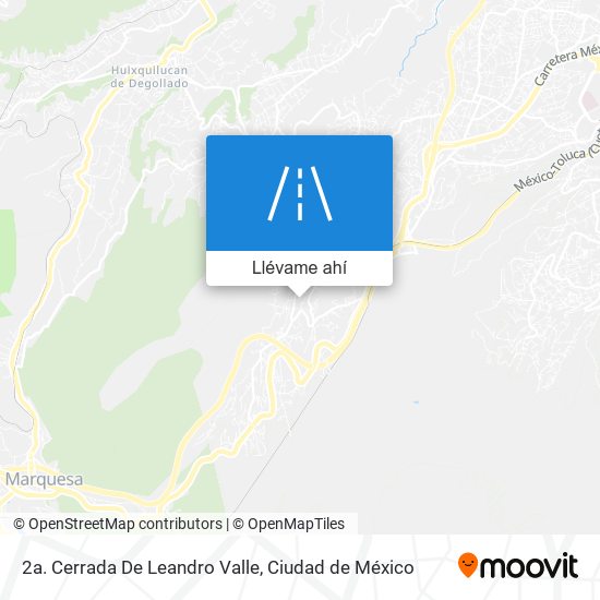 Mapa de 2a. Cerrada De Leandro Valle