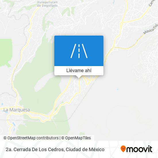 Mapa de 2a. Cerrada De Los Cedros