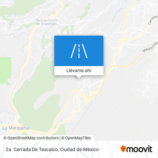 Mapa de 2a. Cerrada De Texcalco