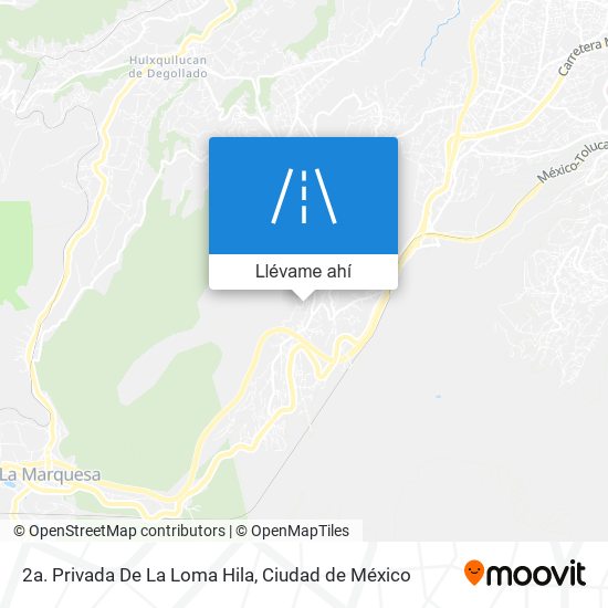 Mapa de 2a. Privada De La Loma Hila