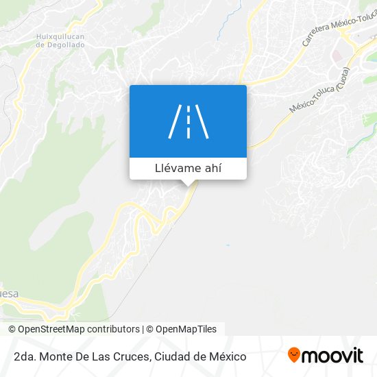Mapa de 2da. Monte De Las Cruces