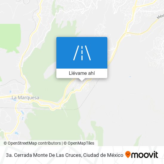 Mapa de 3a. Cerrada Monte De Las Cruces