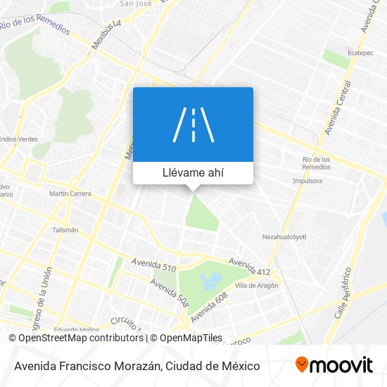 Mapa de Avenida Francisco Morazán