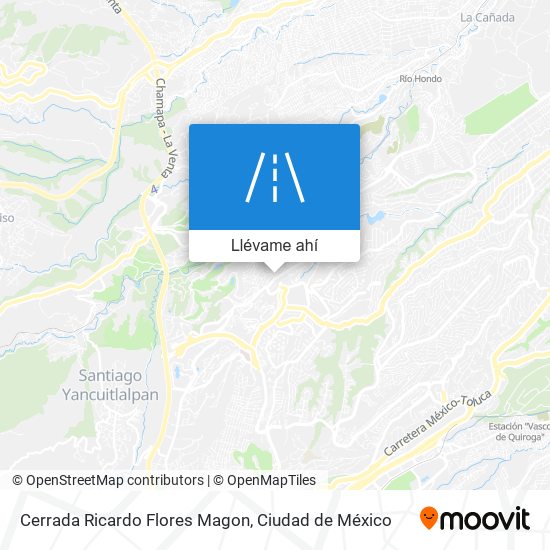 Mapa de Cerrada Ricardo Flores Magon