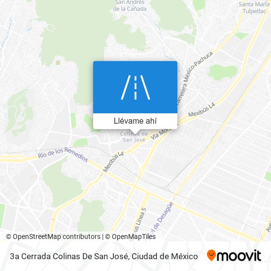 Mapa de 3a Cerrada Colinas De San José