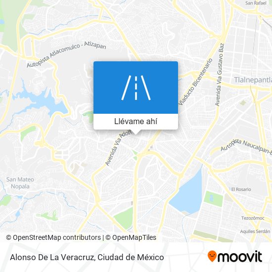 Mapa de Alonso De La Veracruz