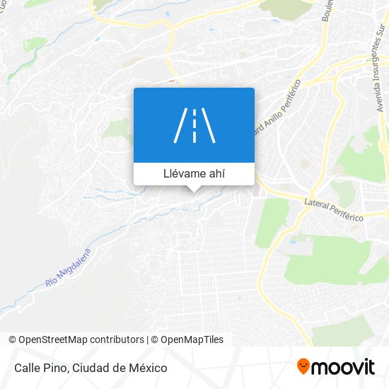 Mapa de Calle Pino