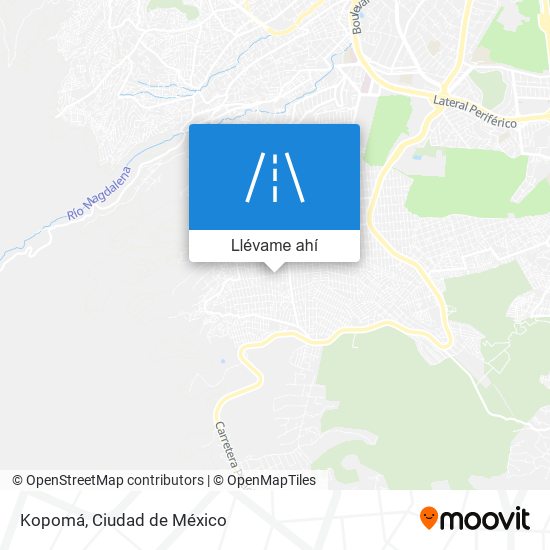 Mapa de Kopomá