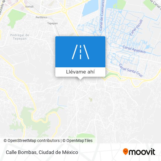 Mapa de Calle Bombas