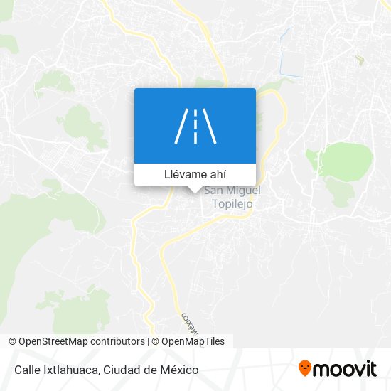 Mapa de Calle Ixtlahuaca