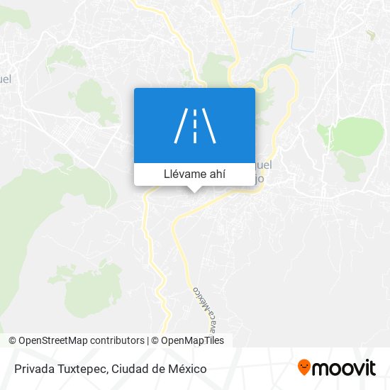Mapa de Privada Tuxtepec